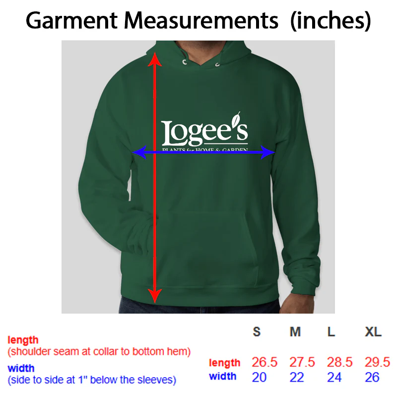 Logee's Hoodie - Green with Logo - Image 2