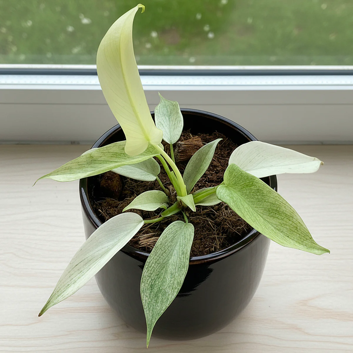 Philodendron ‘Ghost Mint’ (Philodendron hybrid)